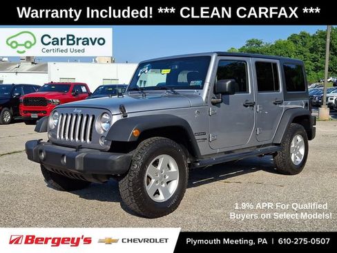 Used 2018 Jeep Wrangler Unlimited Sport S AWD/4WD image 1