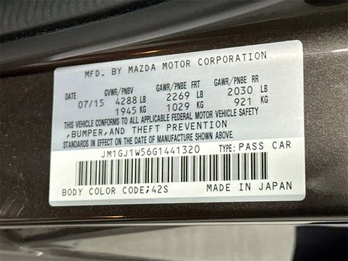 Used 2016 MAZDA MAZDA6 Grand Touring w/ GT Technology Package image 33