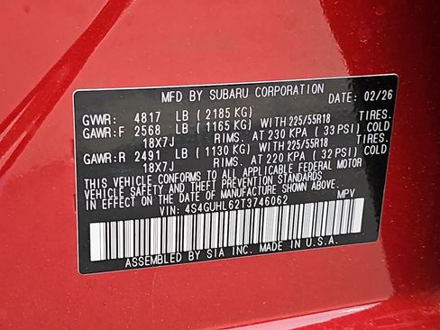 New 2026 Subaru Crosstrek 2.5i Limited AWD/4WD image 42