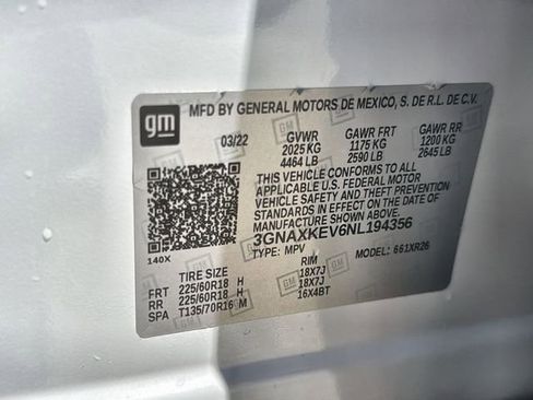 Used 2022 Chevrolet Equinox LT FWD image 33