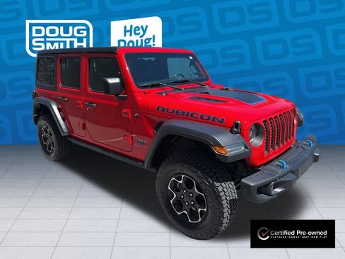 Certified 2023 Jeep Wrangler Unlimited Rubicon 4xe w/ Steel Bumper Group AWD/4WD image 8