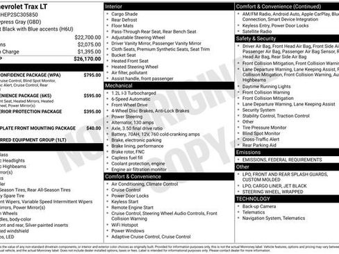 New 2025 Chevrolet Trax LT w/ Driver Confidence Package image 5