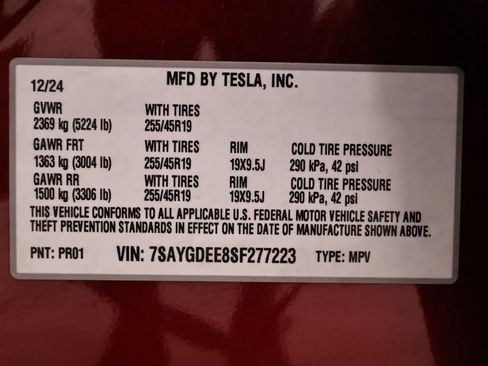 Used 2025 Tesla Model Y Long Range AWD/4WD image 39