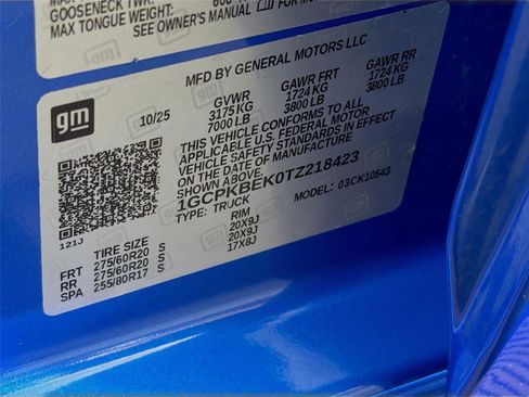 Used 2026 Chevrolet Silverado 1500 Custom w/ Turbomax Blackout Package image 30