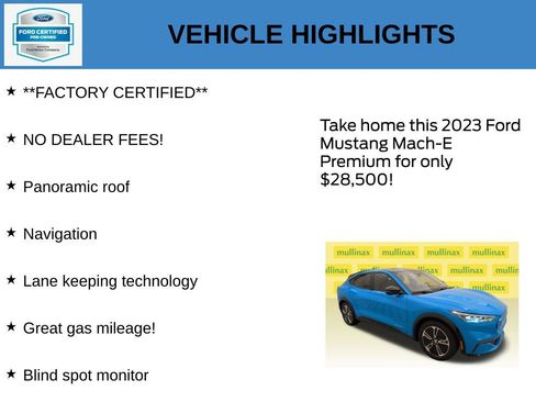 Used 2023 Ford Mustang Mach-E Premium RWD image 11