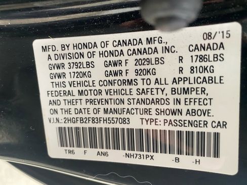Used 2015 Honda Civic EX image 39