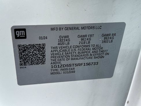 Certified 2024 Chevrolet Malibu LT w/ Sport Edition FWD image 16