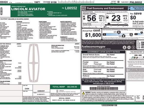 Used 2023 Lincoln Aviator Grand Touring w/ Equipment Group 301A image 37