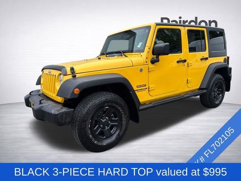 Used 2015 Jeep Wrangler Unlimited Sport w/ Connectivity Group AWD/4WD image 3