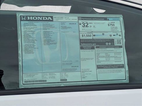 New 2026 Honda Accord LX image 17