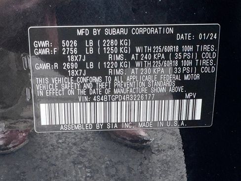 Used 2024 Subaru Outback Touring XT AWD/4WD image 45
