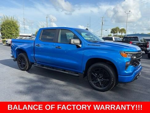 Used 2025 Chevrolet Silverado 1500 Custom w/ Turbomax Blackout Package RWD image 1