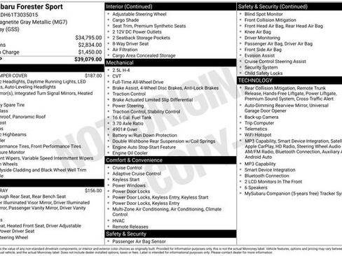 Used 2026 Subaru Forester Sport AWD/4WD image 18