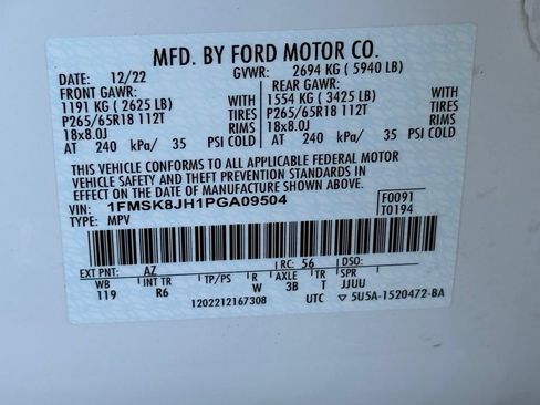Used 2023 Ford Explorer Timberline AWD/4WD image 30