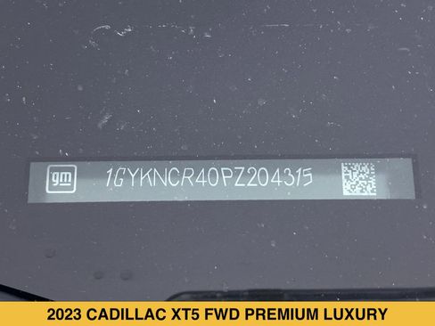 Certified 2023 Cadillac XT5 Premium Luxury w/ Technology Package FWD image 17