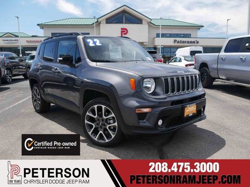 Certified 2022 Jeep Renegade Limited w/ Sun, Sound & Wheels Group AWD/4WD image 1