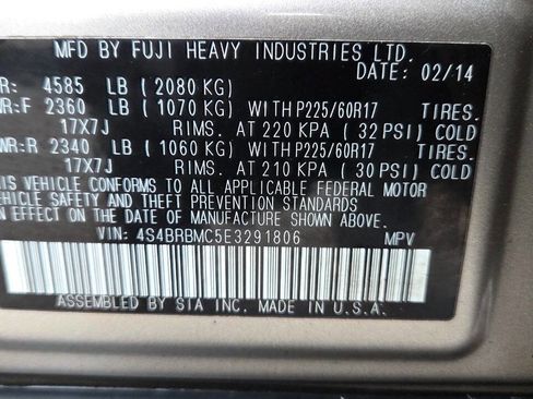 Used 2014 Subaru Outback 2.5i Limited image 50