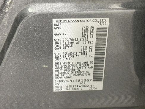 Used 2020 Nissan Pathfinder SV w/ Rock Creek Edition AWD/4WD image 32