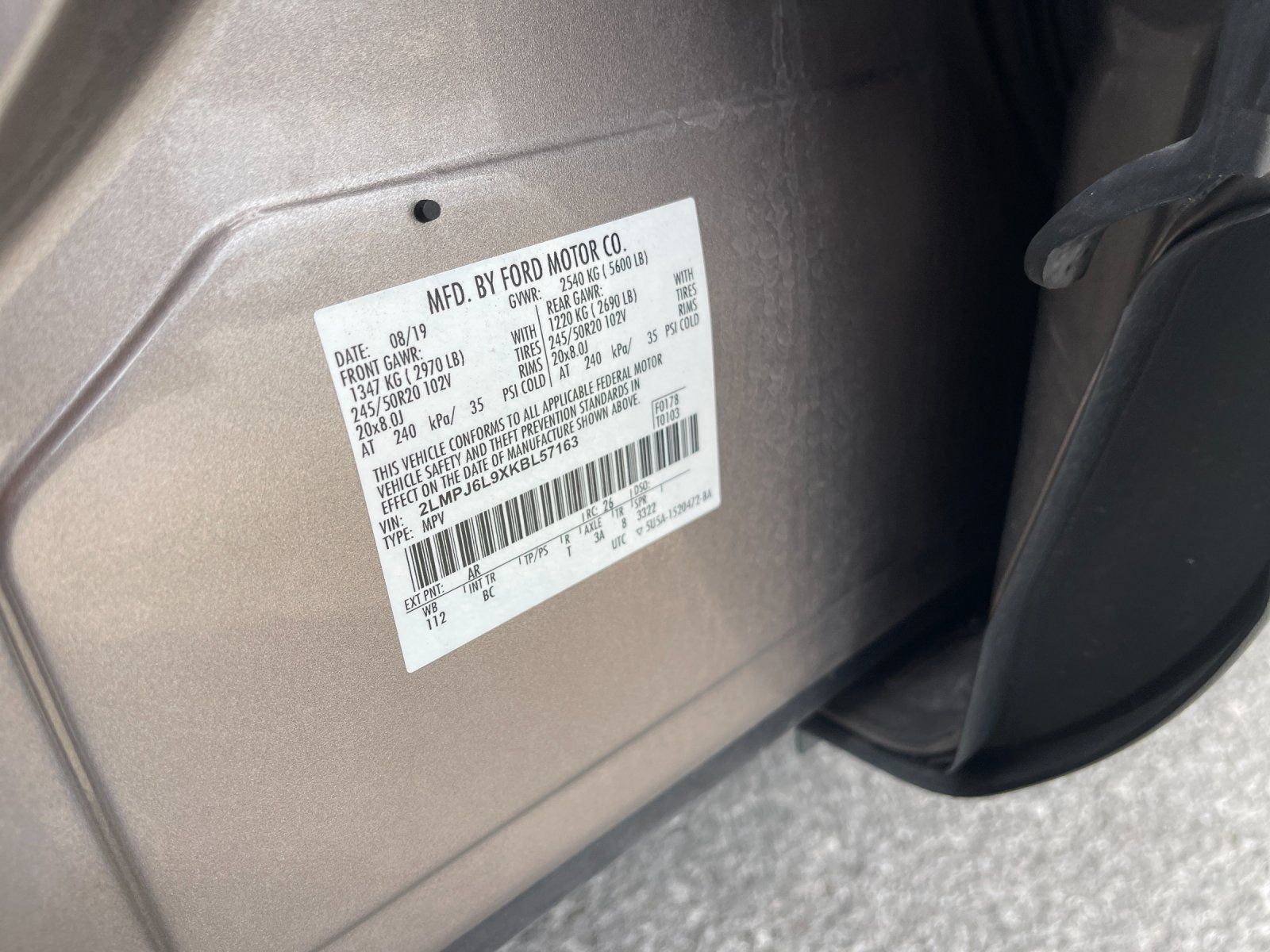 Used 2019 Lincoln Nautilus Reserve FWD image 35