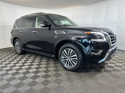 Used 2021 Nissan Armada SL w/ Captain's Chairs Package image 2