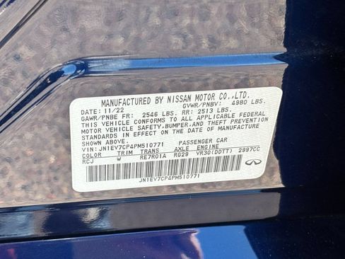 Certified 2023 INFINITI Q50 Sensory RWD image 31
