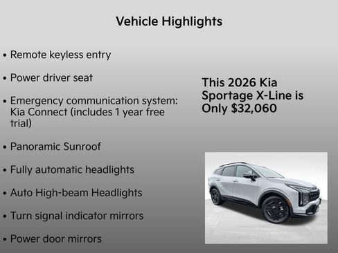 New 2026 Kia Sportage X-Line w/ X-Line Premium Package image 10