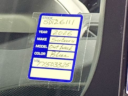 New 2026 Subaru Outback Touring image 26