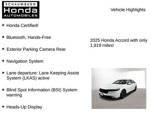Used 2025 Honda Accord Touring image 7