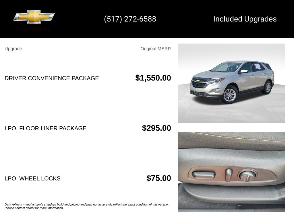 Used 2020 Chevrolet Equinox LT w/ Driver Convenience Package AWD/4WD image 15