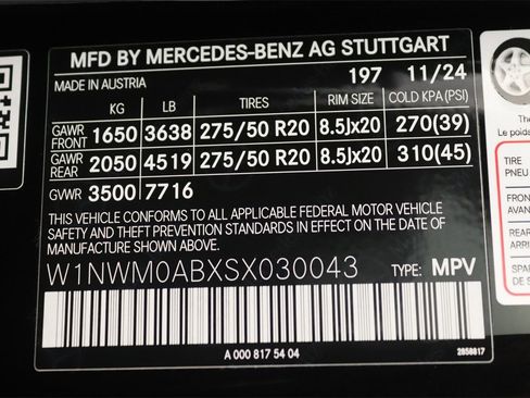 New 2025 Mercedes-Benz G 580 w/ EQ Technology image 15