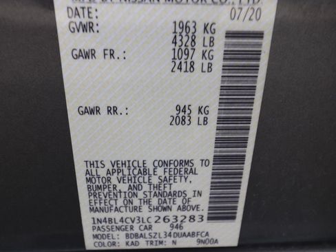 Used 2020 Nissan Altima 2.5 SR w/ Premium Package FWD image 23