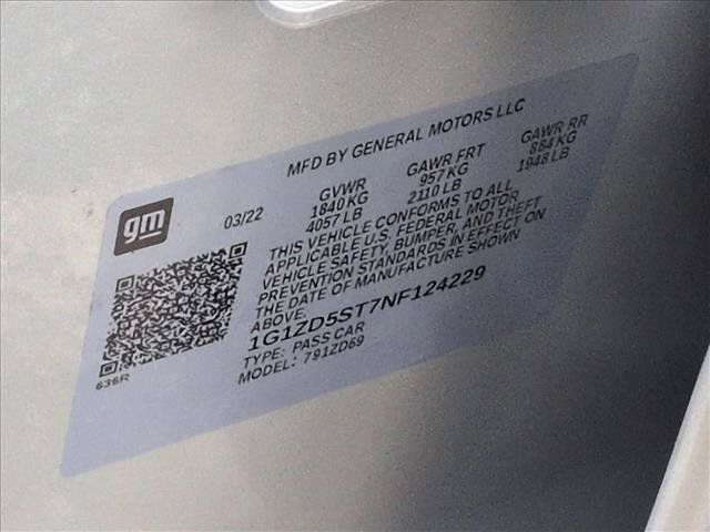Certified 2022 Chevrolet Malibu LT FWD image 24