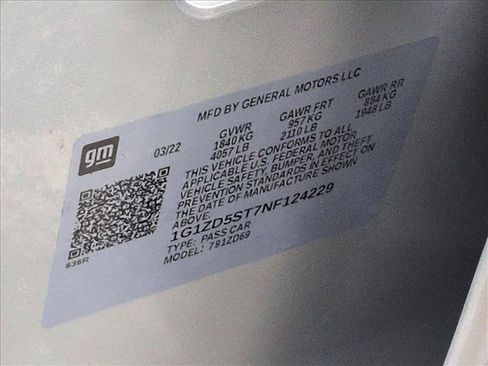 Certified 2022 Chevrolet Malibu LT FWD image 24