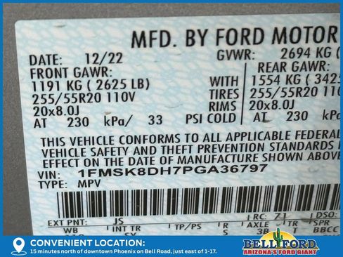 Used 2023 Ford Explorer XLT w/ Equipment Group 202A AWD/4WD image 17