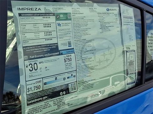 New 2025 Subaru Impreza 2.0i Sport image 10