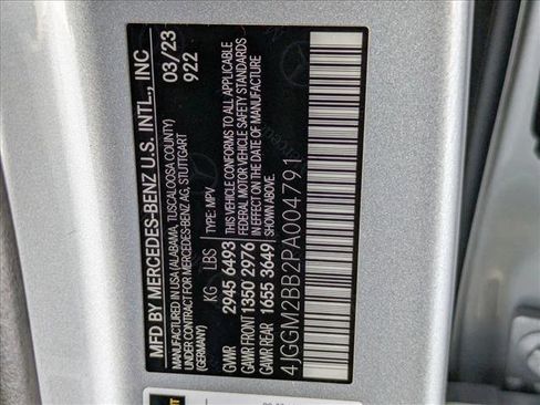 Certified 2023 Mercedes-Benz EQE 350+ SUV image 28