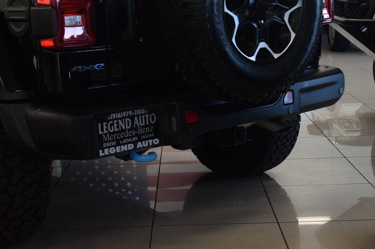 Used 2021 Jeep Wrangler Unlimited Rubicon 4xe w/ Steel Bumper Group AWD/4WD image 12