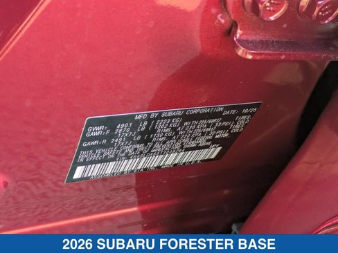 Certified 2026 Subaru Forester AWD/4WD image 28