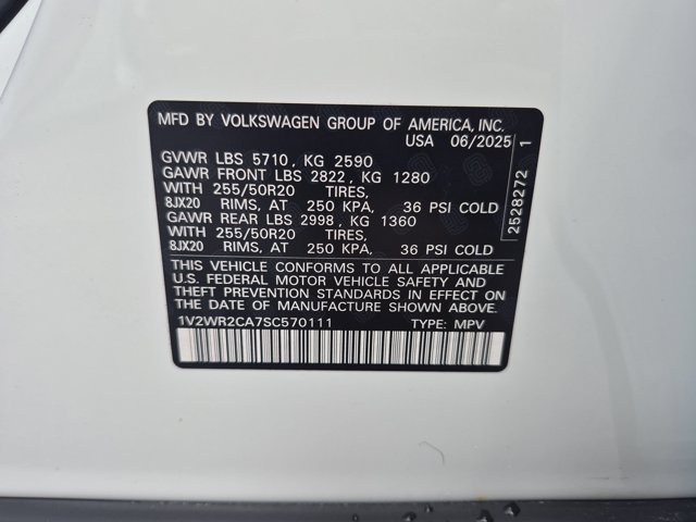 Used 2025 Volkswagen Atlas SE FWD image 36