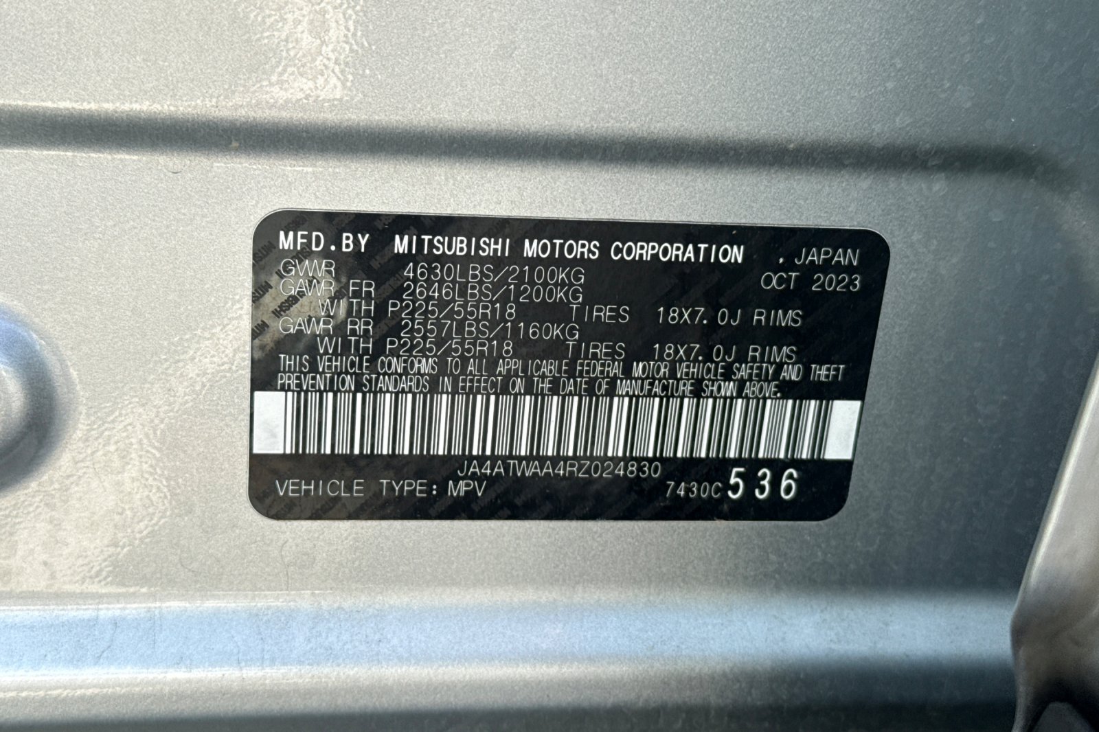Used 2024 Mitsubishi Eclipse Cross SE AWD/4WD image 40