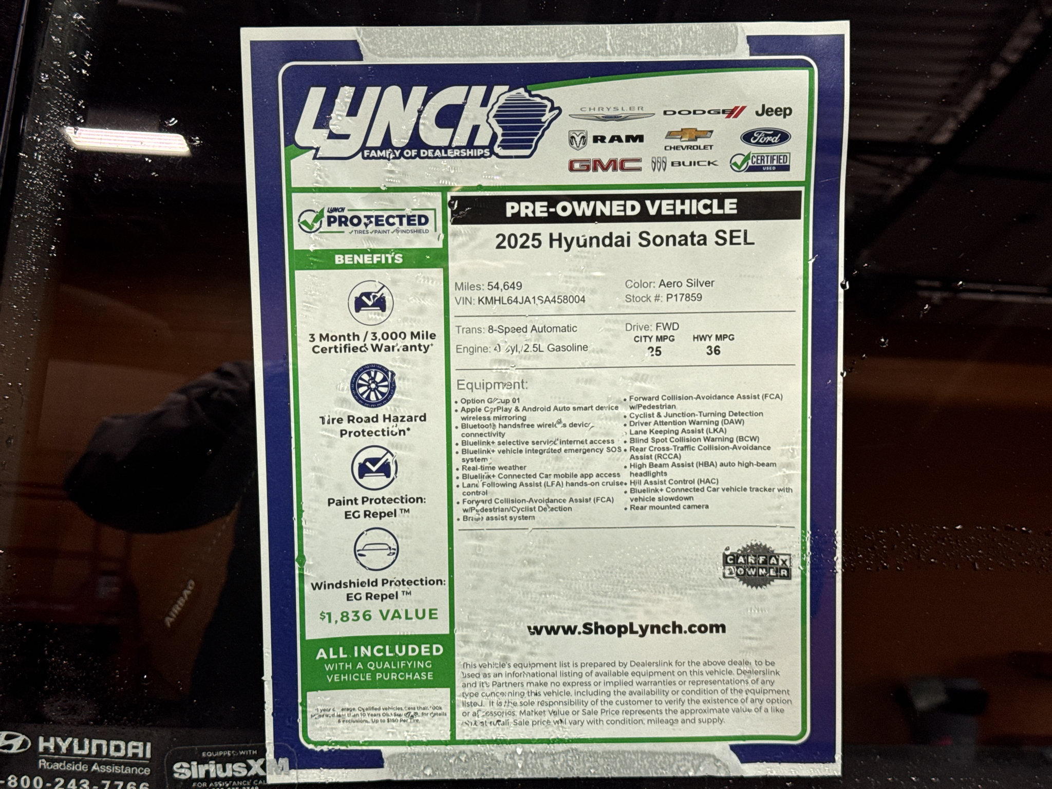 Used 2025 Hyundai Sonata SEL FWD image 36