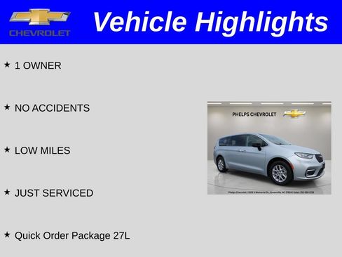 Used 2024 Chrysler Pacifica Touring-L FWD image 2