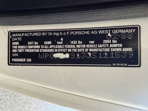 Used 1988 Porsche 911 Carrera RWD image 41