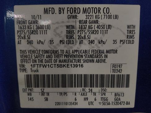 Used 2011 Ford F150 FX2 w/ FX Luxury Pkg image 33