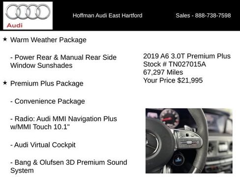 Used 2019 Audi A6 3.0T Premium Plus AWD/4WD image 12
