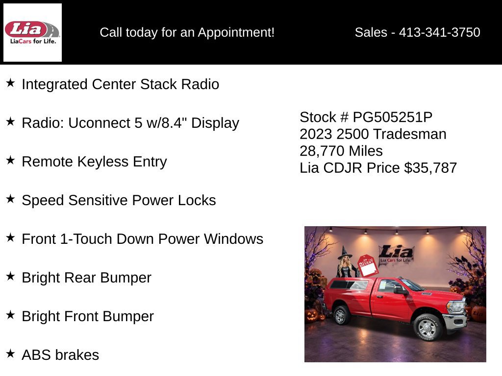 Certified 2023 RAM 2500 Tradesman AWD/4WD image 26