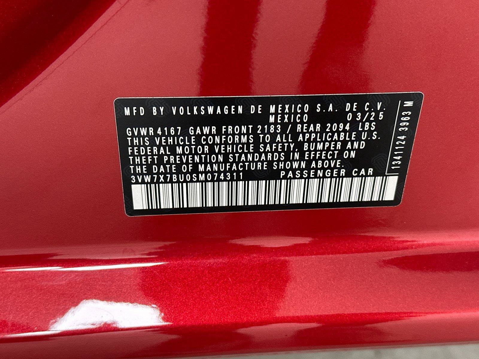 Used 2025 Volkswagen Jetta SE w/ Sunroof Package FWD image 26