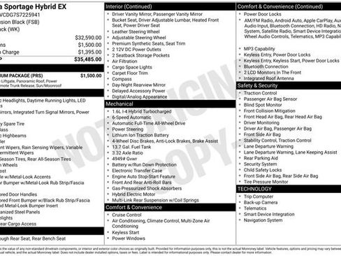 Used 2025 Kia Sportage EX w/ EX Premium Package image 34