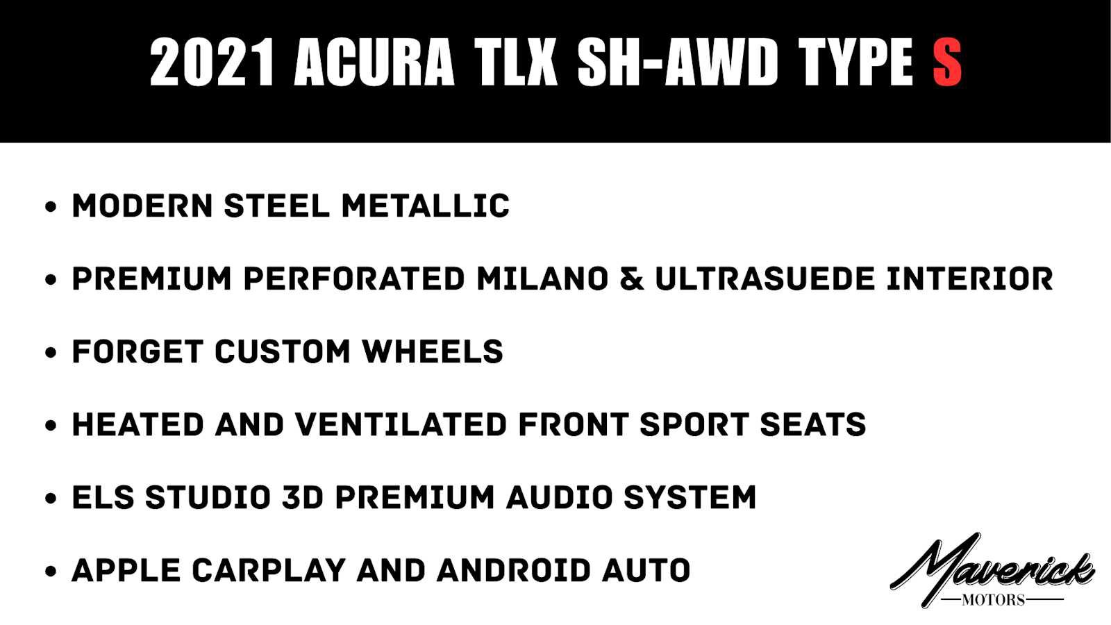 Used 2021 Acura TLX Type S AWD/4WD image 2