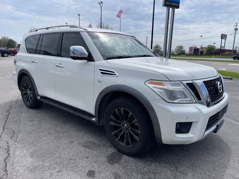 Used 2017 Nissan Armada Platinum w/ Captain Seat Package image 2